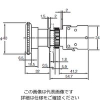 オムロン 非常停止用押ボタンスイッチ(φ22/φ25) コントロールボックス組み込みセット A22EーMー11B 1個（直送品）