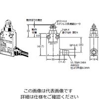 オムロン セーフティ・リミットスイッチ(直接開路動作付き) D4Fー202ー3R 1個（直送品）
