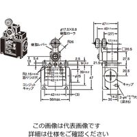 オムロン セーフティ・リミットスイッチ 2接点シリーズ(直接開路動作付き) D4Nー6120 1セット(2個)（直送品）
