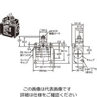 オムロン セーフティ・リミットスイッチ 2接点シリーズ(直接開路動作付き) D4Nー8A32 1セット(2個)（直送品）