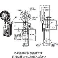 オムロン セーフティ・リミットスイッチ(直接開路動作付き) D4Nー1A2HR 1個（直送品）