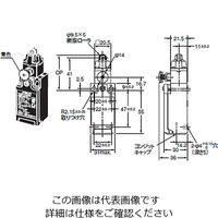オムロン セーフティ・リミットスイッチ(直接開路動作付き) D4Nー1B32R 1セット(2個)（直送品）