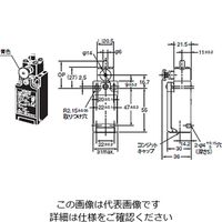オムロン セーフティ・リミットスイッチ(直接開路動作付き) D4Nー2A31R 1セット(2個)（直送品）