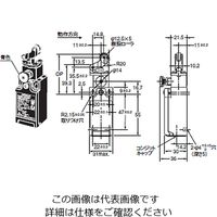 オムロン セーフティ・リミットスイッチ(直接開路動作付き) D4Nー4D62R 1個（直送品）