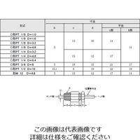 オムロン コンプレッション・フィッティング PT1/2(D=10) 1個（直送品）