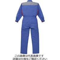山田辰 寛斎ユニフォーム夏ツヅキ服 ロイヤルブルー 3L 12-KM-254-RB-3L 1枚（直送品）