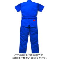 山田辰 半袖ツヅキ服 マリンブルー 5L 1-8301-MB-5L 1枚（直送品）