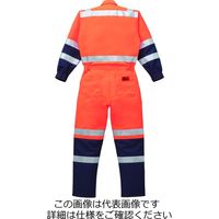山田辰 JIS T8127クラス3適合高視認性安全ツヅキ服 オレンジ LL 1-7620-OR-LL 1枚（直送品）