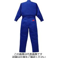 山田辰 綿100%ツヅキ服 ネイビーブルー 4L 1-1762-NB-4L 1枚（直送品）