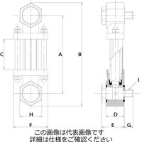 協和 金属製オイルゲージ KLM型スタンダードタイプ KLMー300ーM12 1個（直送品）