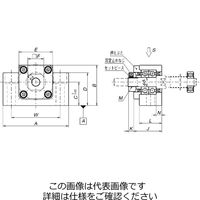 日本精工 サポートユニット 固定側(角型) WBK12ー01A 1個（直送品）