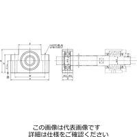 日本精工 サポートユニット 支持側(角型) WBK12Sー01C 1個（直送品）
