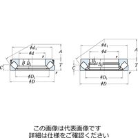 日本精工 スラスト自動調心ころ軸受 29430E 1個（直送品）