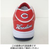 ノサックス（Nosacks） カープスニーカー3 ホワイト/レッド 26cm KCC-302 1足（直送品）