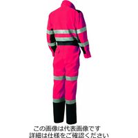 タカヤ商事 高視認性安全ツナギ服 レッド M TU-NP23-27-M 1枚（直送品）