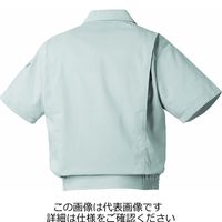 タカヤ商事 半袖ブルゾン シルバー 3L TU-8011-3-3L 1枚（直送品）