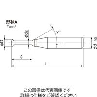 日進工具 無限コーティング Mスレッドミル（めねじ用） MMTMM1.7 06-00002-00170 1本（直送品）