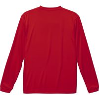 キャブ 4.7オンス ドライシルキータッチロングスリーブTシャツ(ローブリード) L レッド 508901 1セット(3入)（直送品）