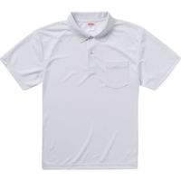 キャブ ４．１オンス ドライアスレチックポロシャツ（ポケット付） M ホワイト CAB 591201 1 M 1着（直送品）