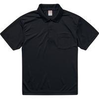 キャブ ４．１オンス ドライアスレチックポロシャツ（ポケット付） ブラック CAB 591201 2 XL 1着（直送品）