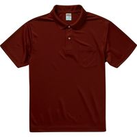 キャブ ４．１オンス ドライアスレチックポロシャツ（ポケット付） バーガンディ CAB 591201 72 XXL 1着（直送品）