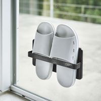 tower（タワー） ツーウェイベランダスリッパラック ブラック 1個 山崎実業