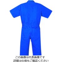 クレヒフク 綿100％半袖ツナギ服 ブルー M 1950-30-M 1枚（直送品）