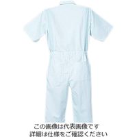 クレヒフク 綿100％半袖ツナギ服 ホワイト BL 1951-40-BL 1枚（直送品）