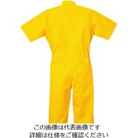 クレヒフク 綿100％半袖ジャンプスーツ モスグリーン 5L 1700-51-5L 1枚（直送品）