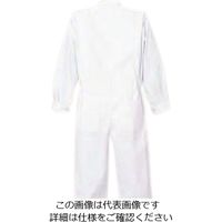クレヒフク 綿100％ツナギ服 ホワイト M 7301-40-M 1枚（直送品）