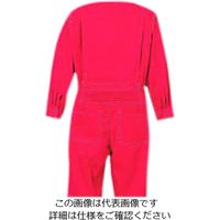 クレヒフク ツナギ服 レッド M 660-80-M 1枚（直送品）