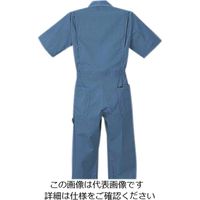 クレヒフク 半袖ツナギ服 チャコールグレー S 608-28-S 1枚（直送品）