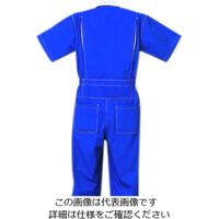 クレヒフク 半袖ツナギ服 シルバーグレー 4L 6603-21-4L 1枚（直送品）