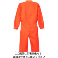 クレヒフク 綿100％ツナギ服 オレンジ M 7600-72-M 1枚（直送品）