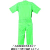 クレヒフク 綿100％半袖ジャンプスーツ モスグリーン 5L 810-51-5L 1枚（直送品）