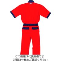 クレヒフク 綿100％半袖ピットスーツ ホワイト 5L KR503-40-5L 1枚（直送品）