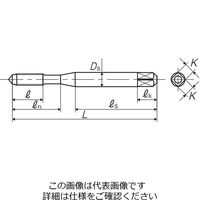 彌満和製作所 Iシリーズ スパイラルタップ ISP A M6X1 1セット(3本)（直送品）