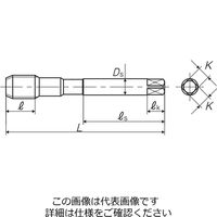 彌満和製作所 中硬度炭素鋼用ロールタップ MHRZ A M8X1.25 B G8 1本（直送品）