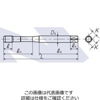 彌満和製作所 チタン合金用スパイラルタップ ZET-P B M8X1.25 P4 1本（直送品）