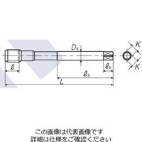 彌満和製作所 チタン合金用スパイラルタップ ZET-P B M12X1.75 P5 1本（直送品）