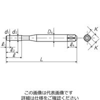 彌満和製作所 切削タップ用下穴チェックピン テーパタイプ CPC-T B M6X0.75 1セット(2本)（直送品）