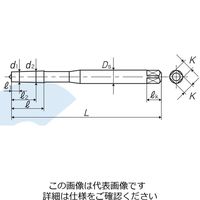彌満和製作所 切削タップ用下穴チェックピン テーパタイプ CPC-T B 5/16-18 1本（直送品）
