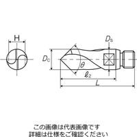 彌満和製作所 ジョイントツール NCスターティングドリル面取り用 90° JO-NCSDV 10X90 1本（直送品）