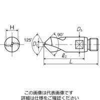 彌満和製作所 ジョイントツール 超硬ポイントドリル PEー90° JO-PEQV 10X3 1本（直送品）