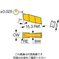 イスカル TAチップ GIF5.00Eー0.80RSIC656(6400144 GIF5.00E-0.80RSIC656 1セット(20個)（直送品）