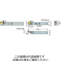 イスカル DGホルダー DGTR25Bー3D40ーJHPーSL 1本（直送品）