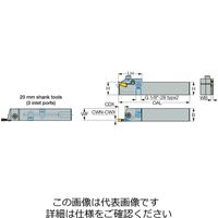 イスカル CGホルダー GHDL25ー4ーJHP 1本（直送品）