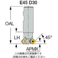 イスカル メントリカッター E45D30ーW25 1本（直送品）