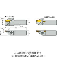 イスカル ドゥーカット DCTL12Bー2D24SH 1本（直送品）