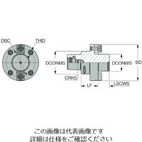 イスカル カムフィックスアダプター C8FM60X60 1個（直送品）